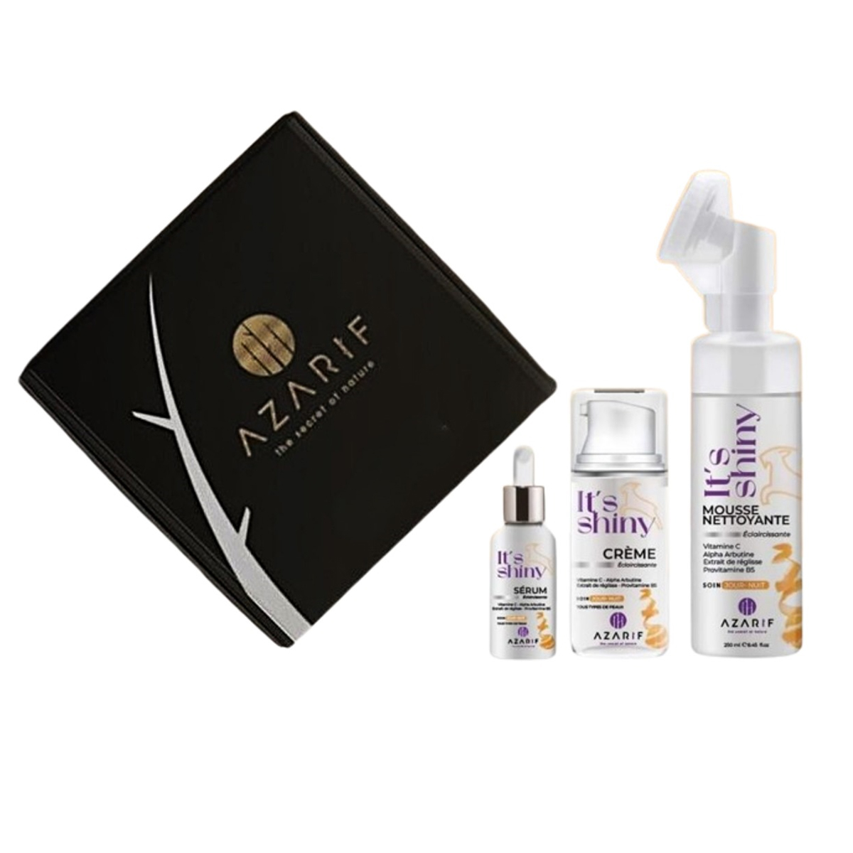 Coffret trio plaisir et bien être It’s shiny d’Azarif
